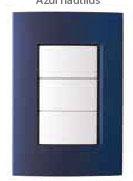 TAPA POLIMERO 3 MODULOS AZUL NA.WDA58011